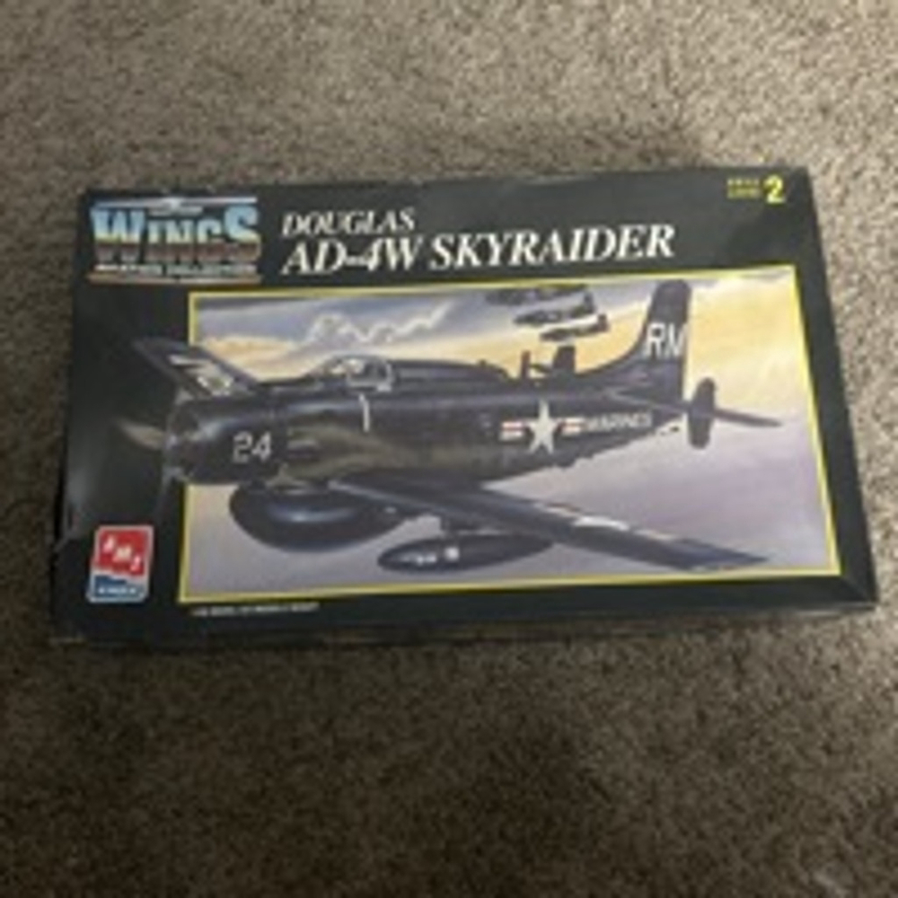 AMT Douglas AD-4W Skyraider Model Kit - Black